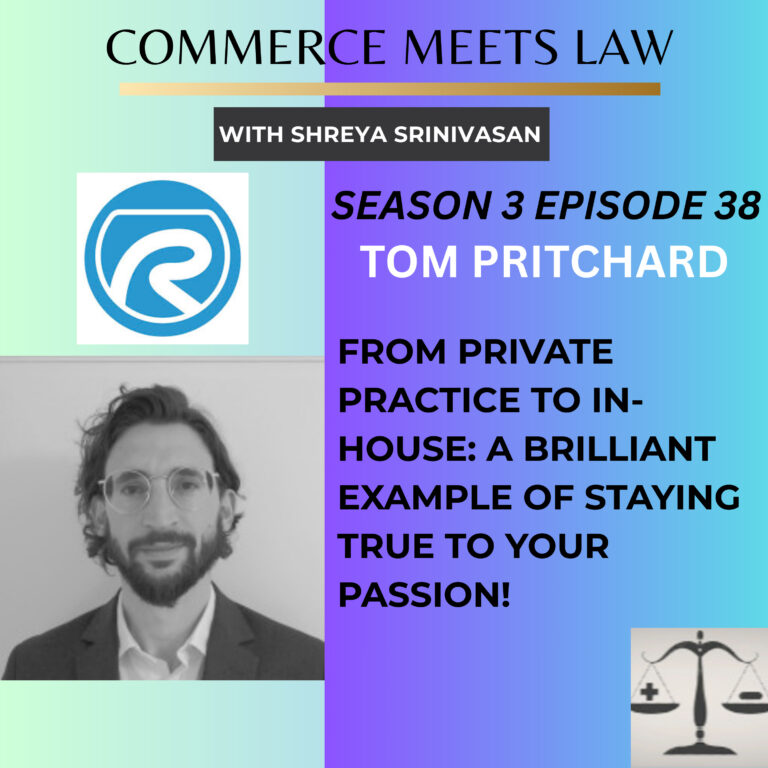 Tom Pritchard: Staying true to your passion whilst seeking opportunities for professional growth! (S3Ep38)