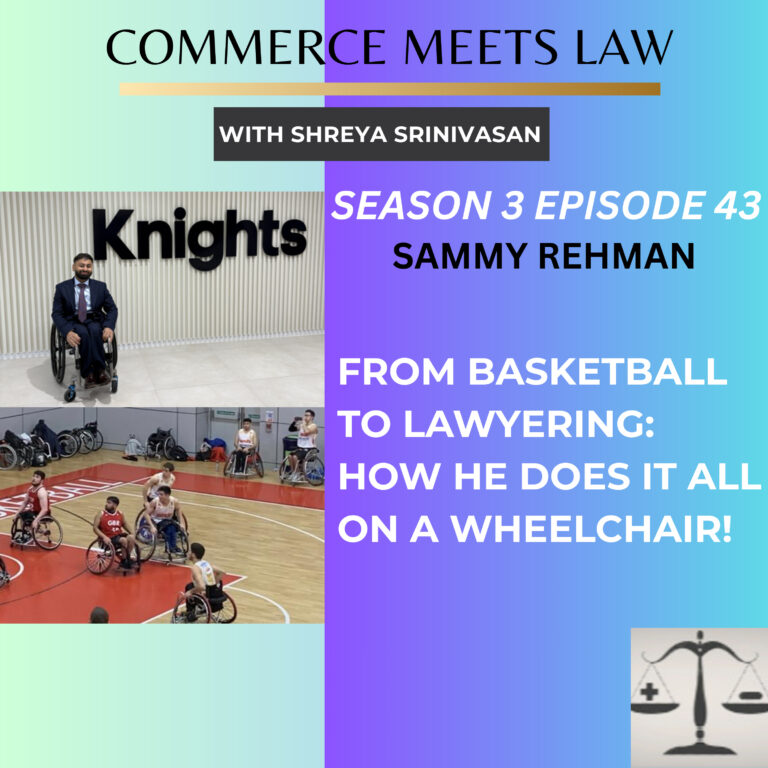 Sammy Rehman: The Journey from Wheelchair Basketball to Lawyering! (S3 Episode 43)