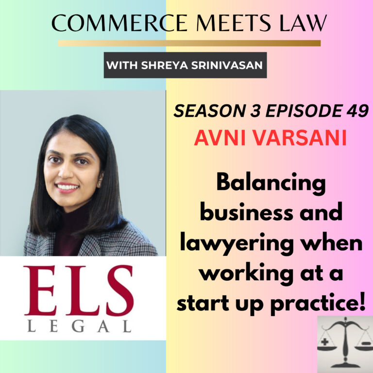 Avni Varsani- The flexibility of working at ELS Legal! (S3Ep49)
