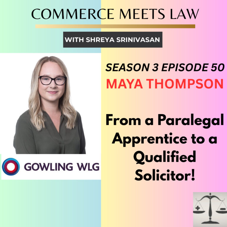 Maya Thompson: The Road to Qualification as a Solicitor Apprentice! (S3Ep50)